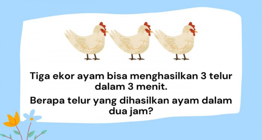 Soal Cerita Matematika Ini Gampang, Namun Bisa Menipu | SD NEGERI 006 ...