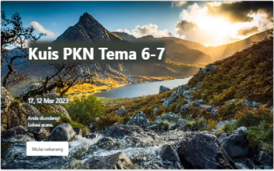 Kuis PPKn Tema 6 dan 7